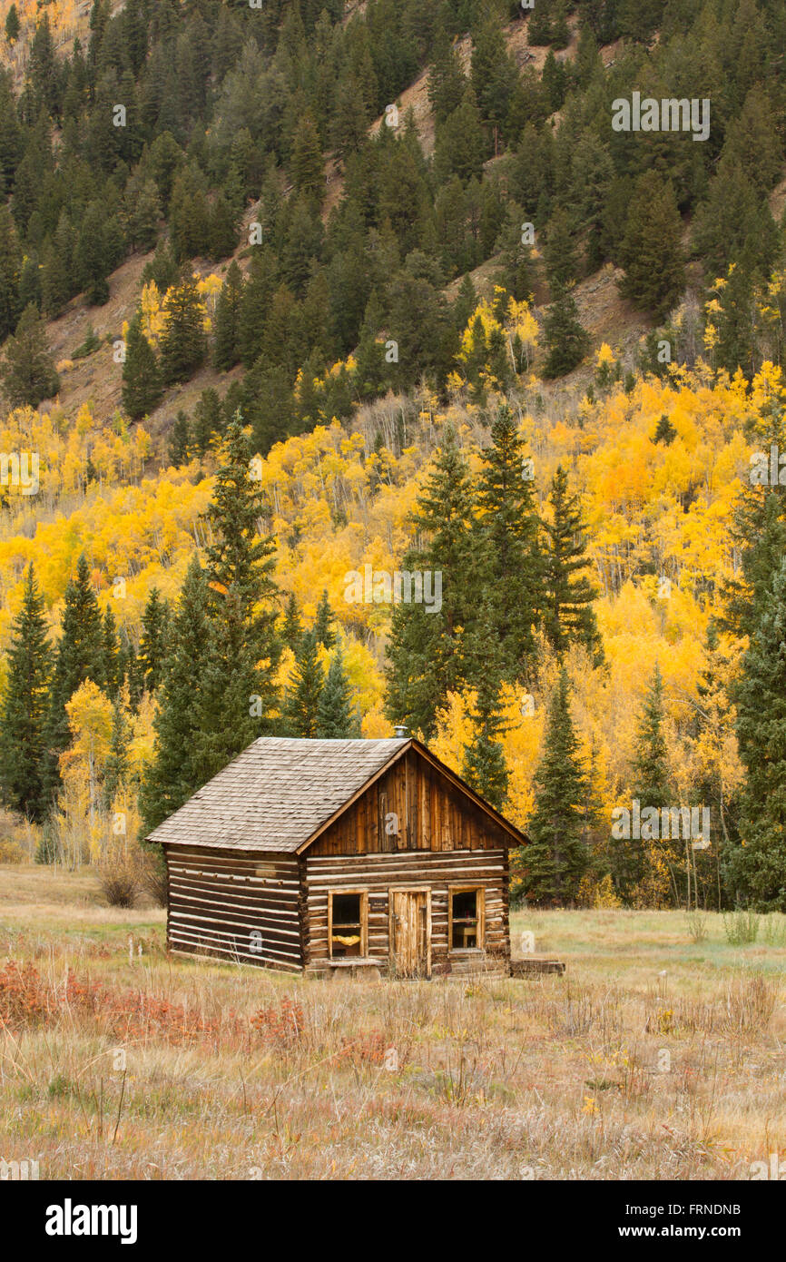 Ashcroft Ghost Town in Colorado, USA Stock Photo