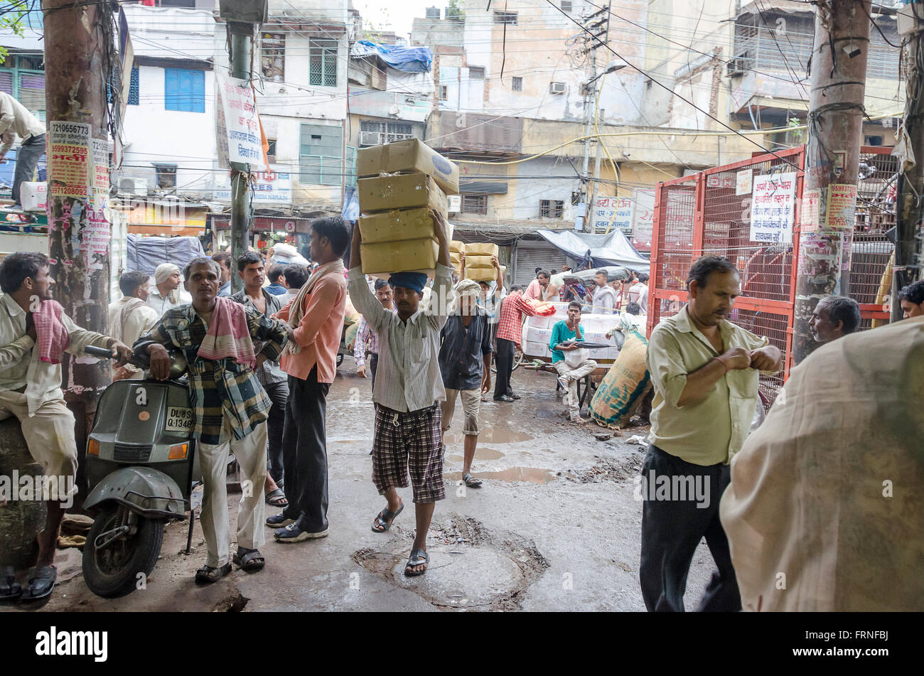 Spice market, Chandni Chowk, Old Delhi, India Stock Photo - Alamy