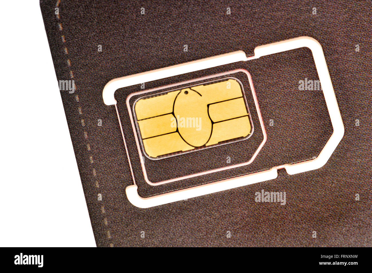 Smartphone Sim card (Vodafone) Stock Photo