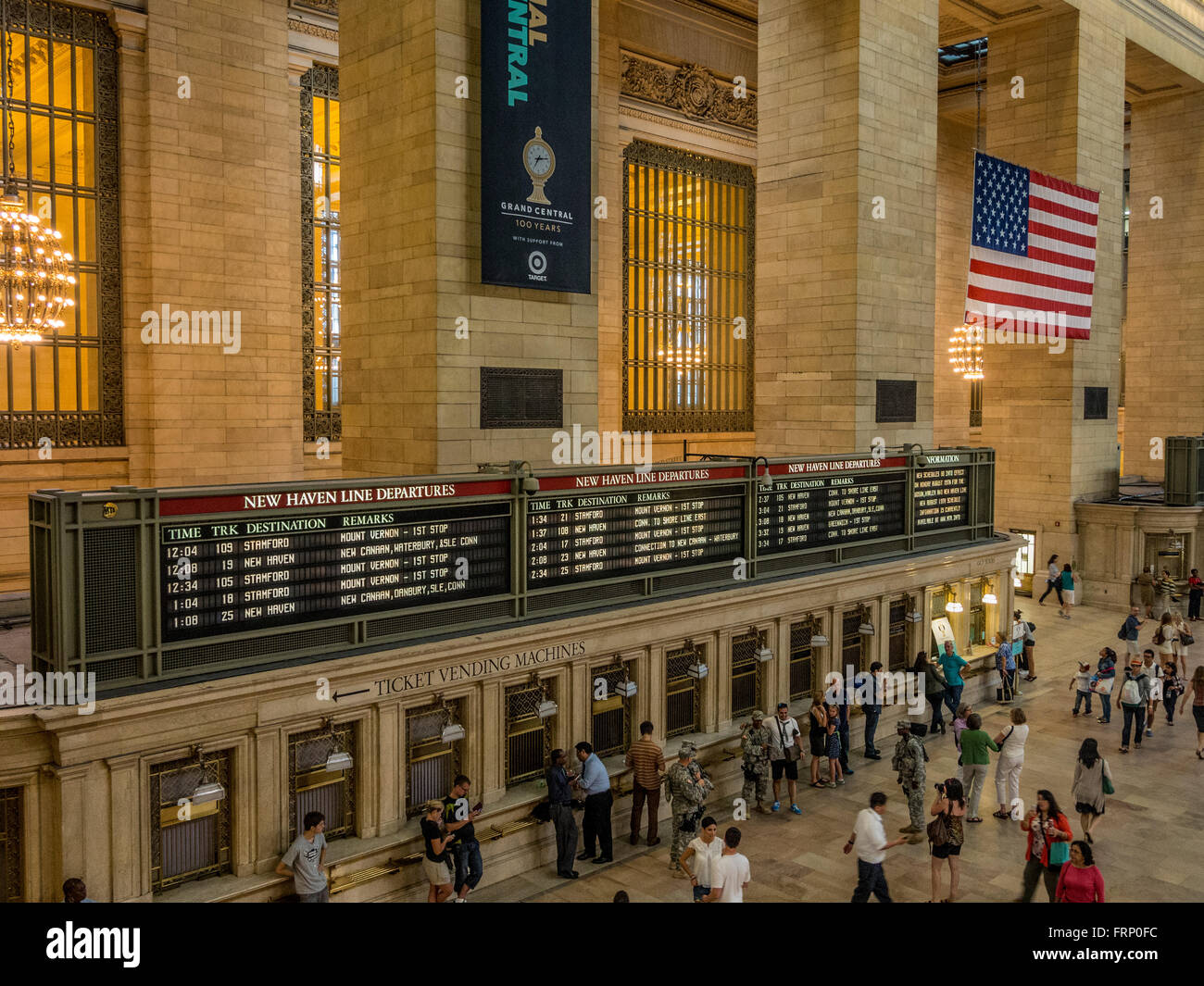 Departure Board At Grand Central Terminal Train Station New York City Usa Stock Photo Alamy