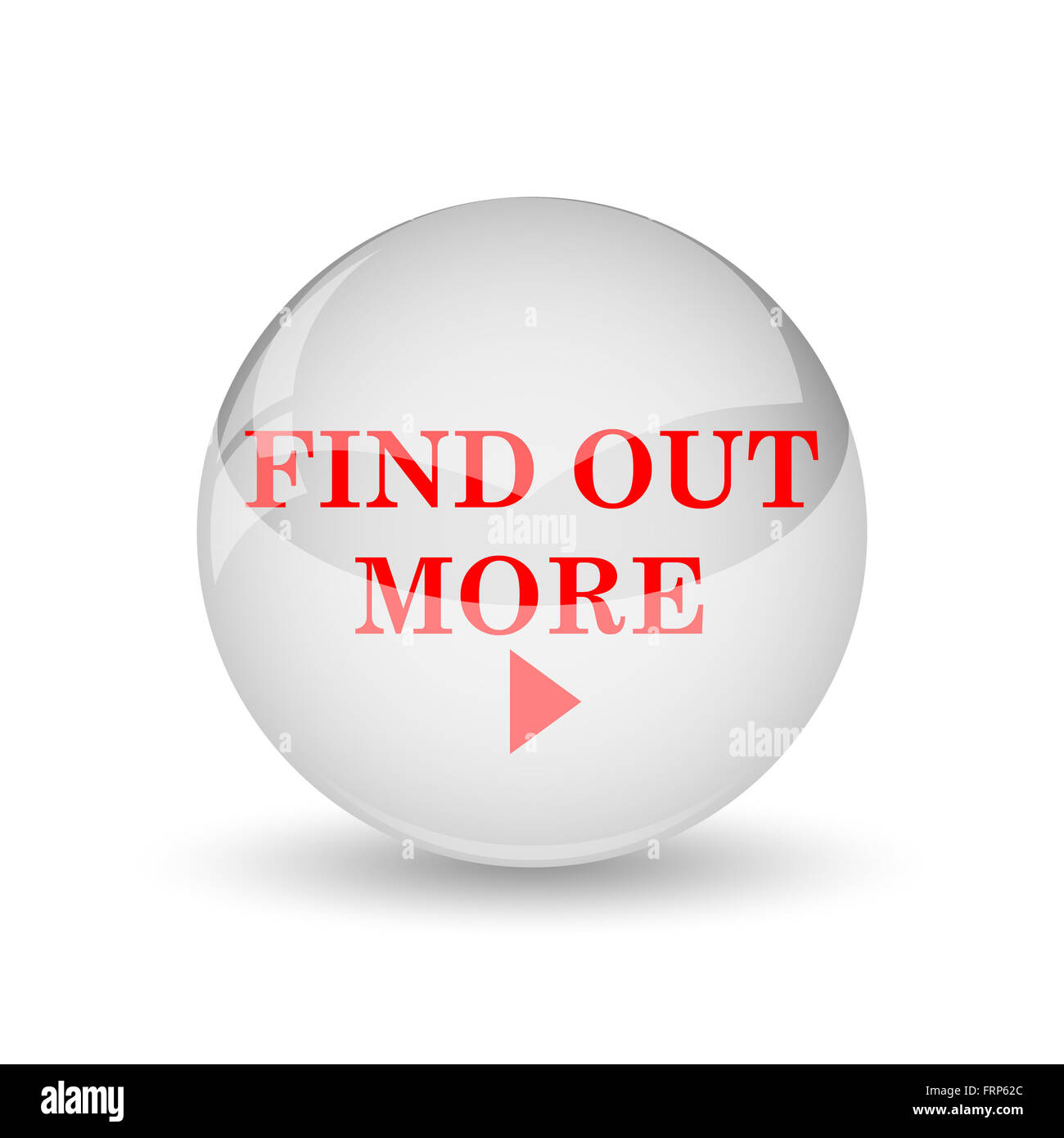 Find out more icon. Internet button on white background Stock Photo - Alamy