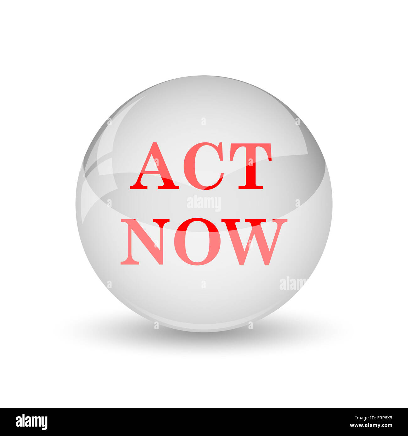 Act now icon. Internet button on white background Stock Photo - Alamy