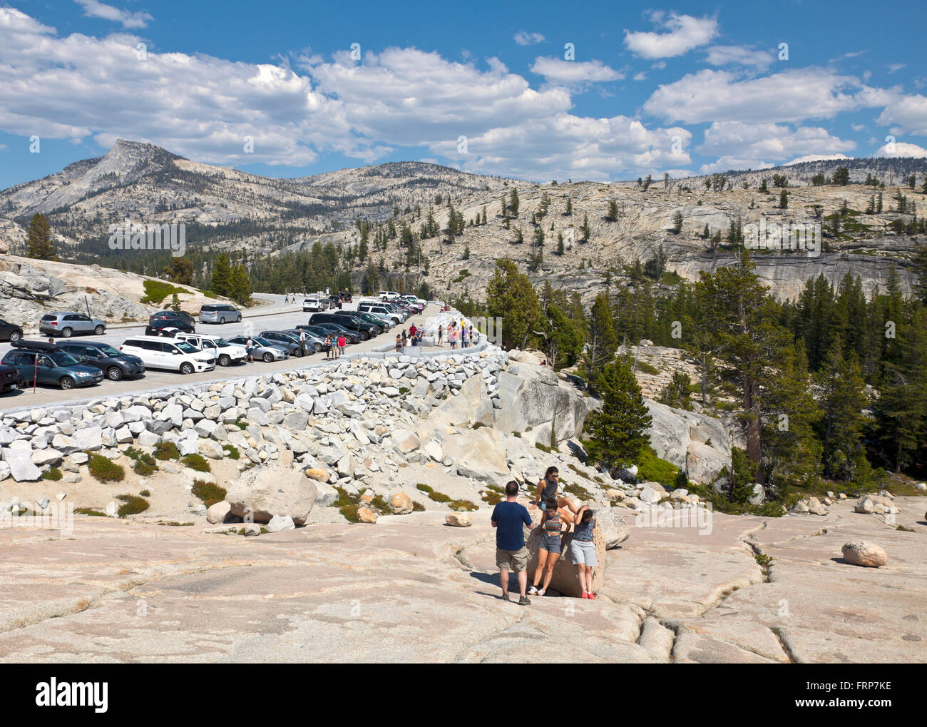 Olmsted Point, Yosemite National Park. Stock Photo