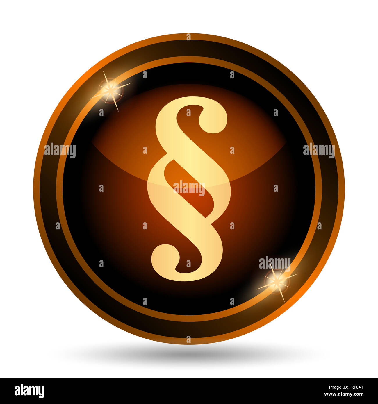 Paragraph icon. Internet button on white background Stock Photo - Alamy