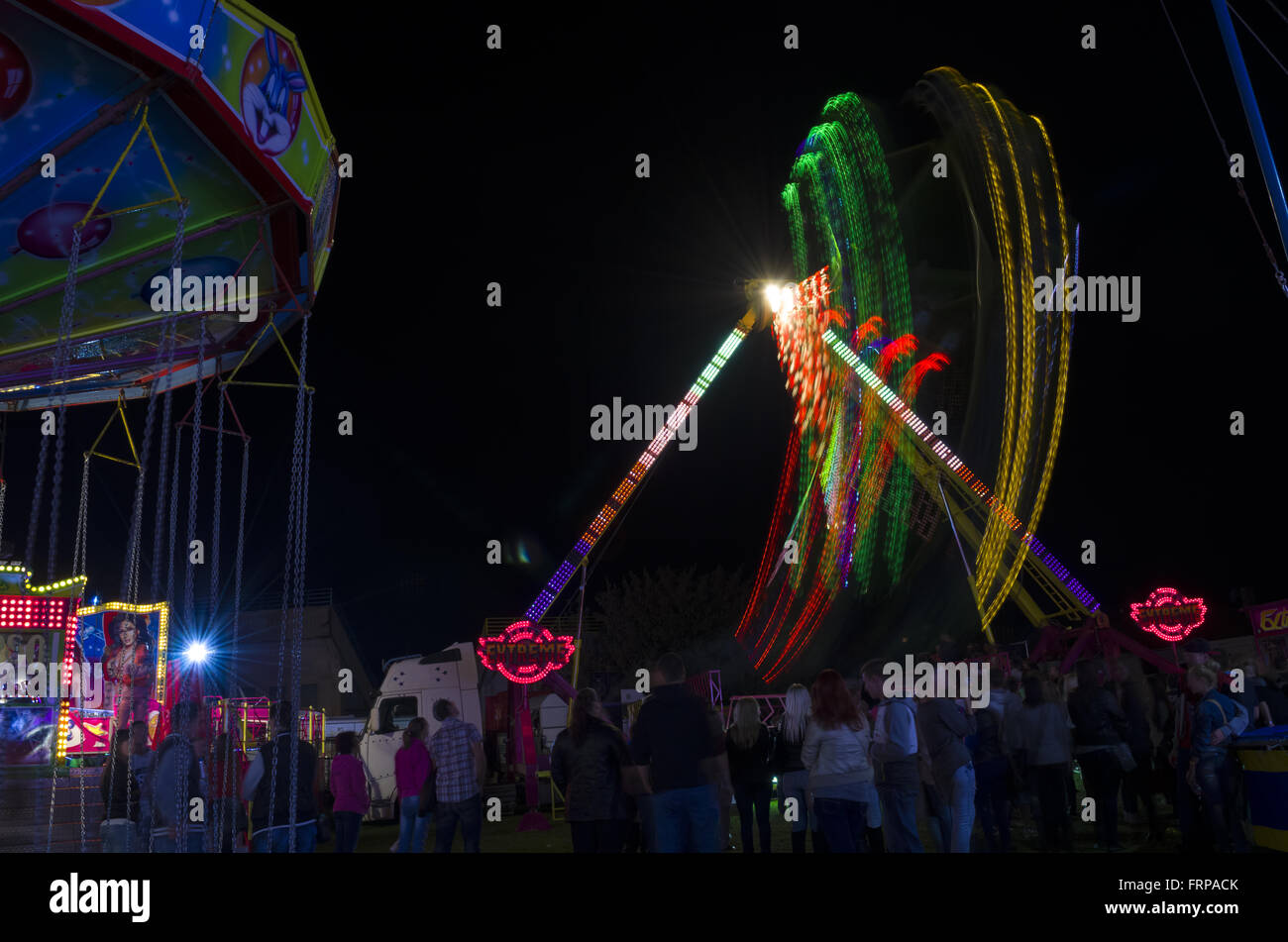 Fairground long exposure hi-res stock photography and images - Alamy