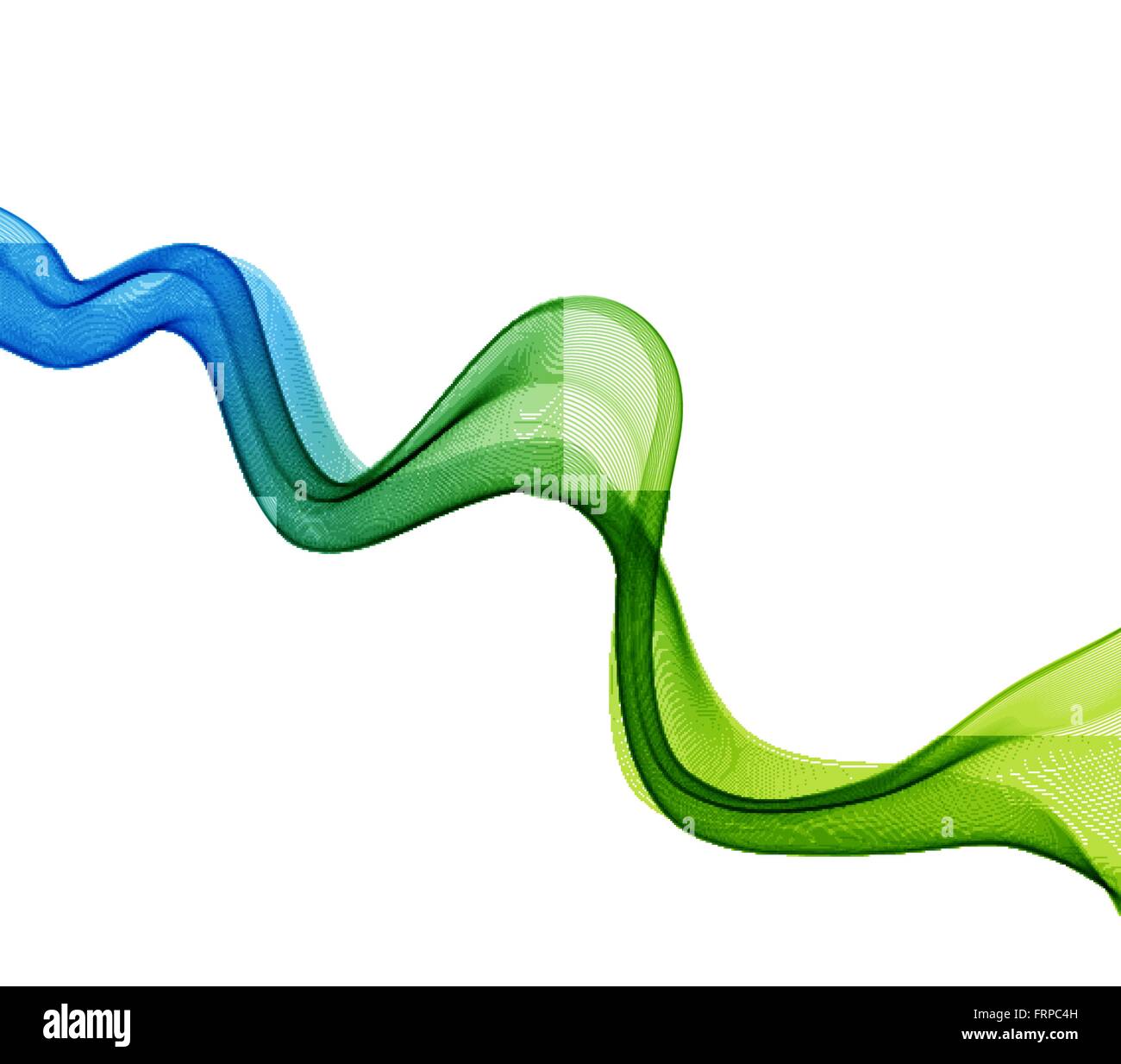 Abstract blue transparent wave background Stock Vector Image & Art - Alamy