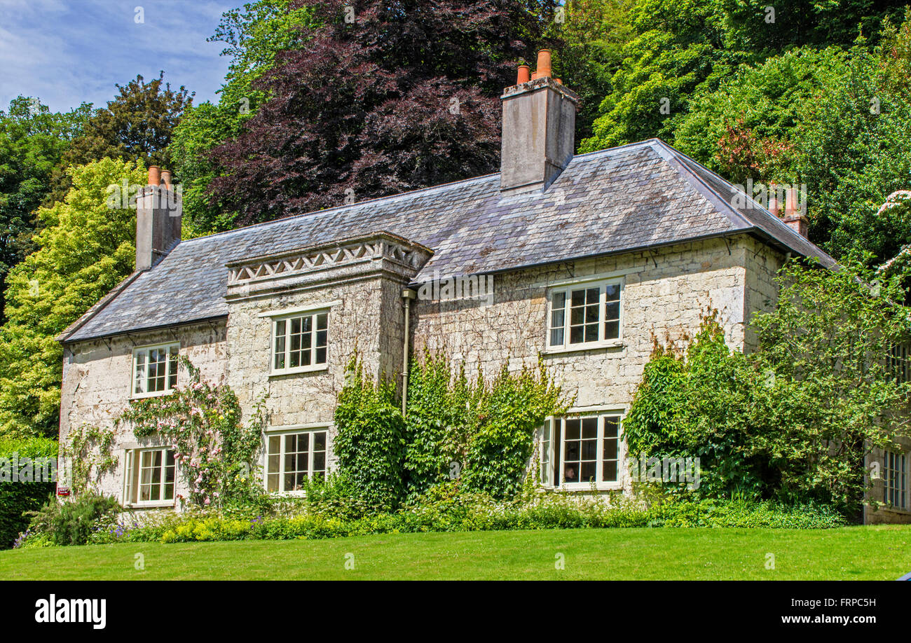 a dwelling in the grounds of  stourhead house gardens ,UK Stock Photo