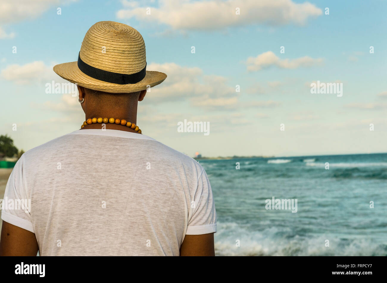 Fedora men back view hi-res stock photography and images - Alamy