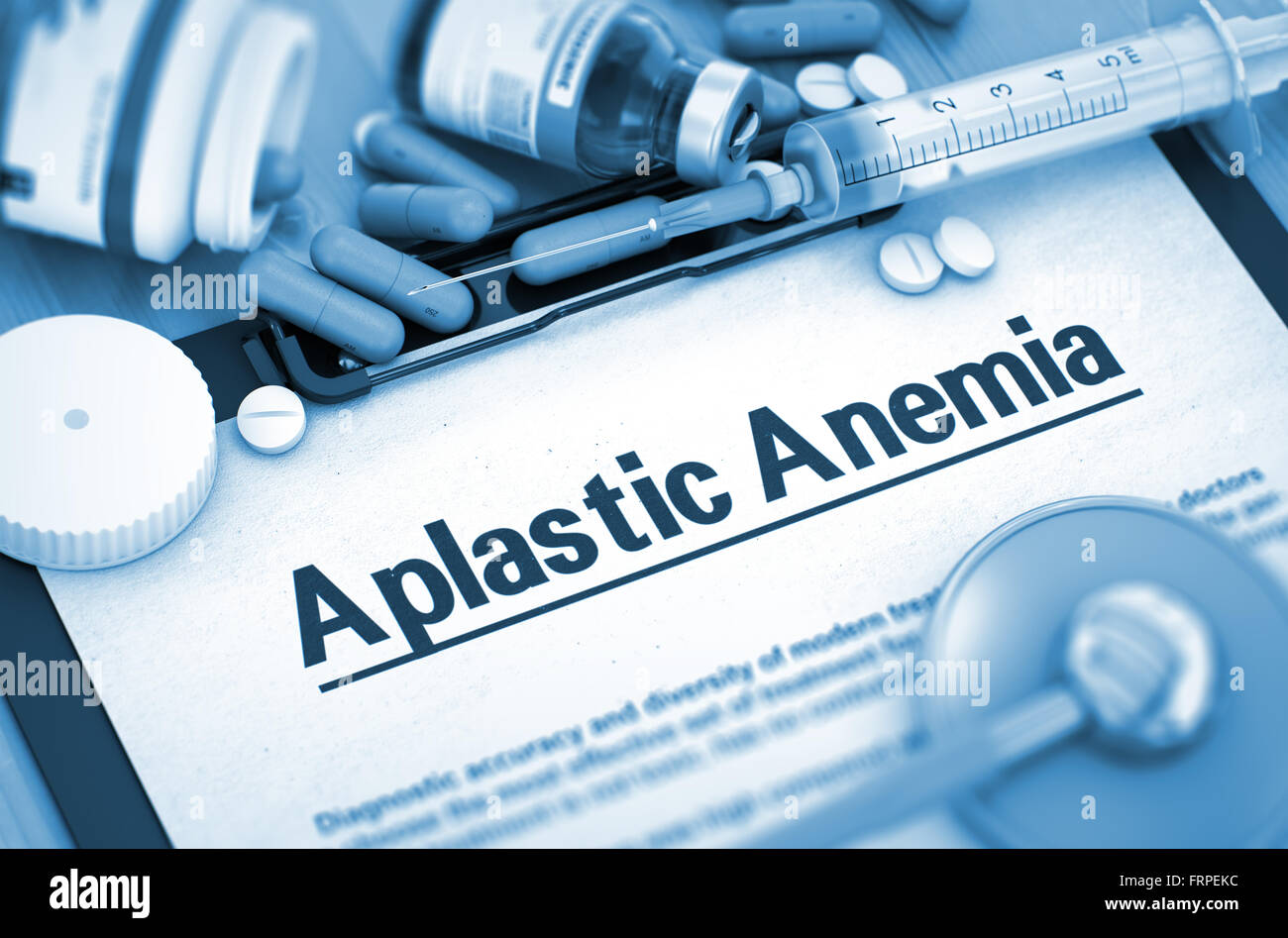 Aplastic Anemia Diagnosis. Medical Concept Stock Photo Alamy