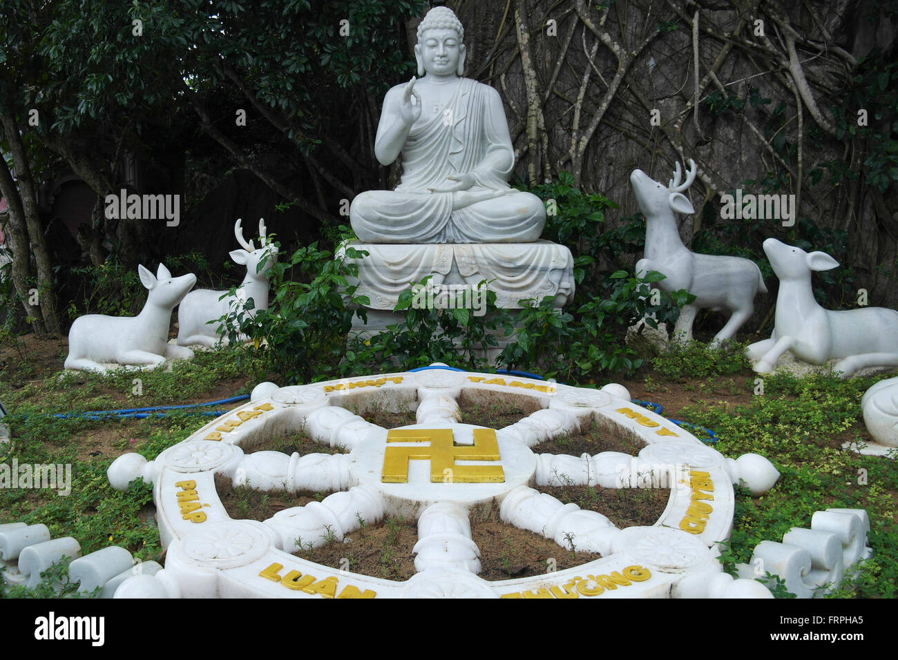 Marble mountain Buddha statues Vietnam Stock Photo Alamy