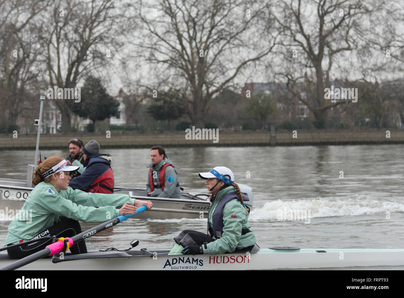 London, UK. 23rd March, 2016. The Boat Race. The Cancer Research UK