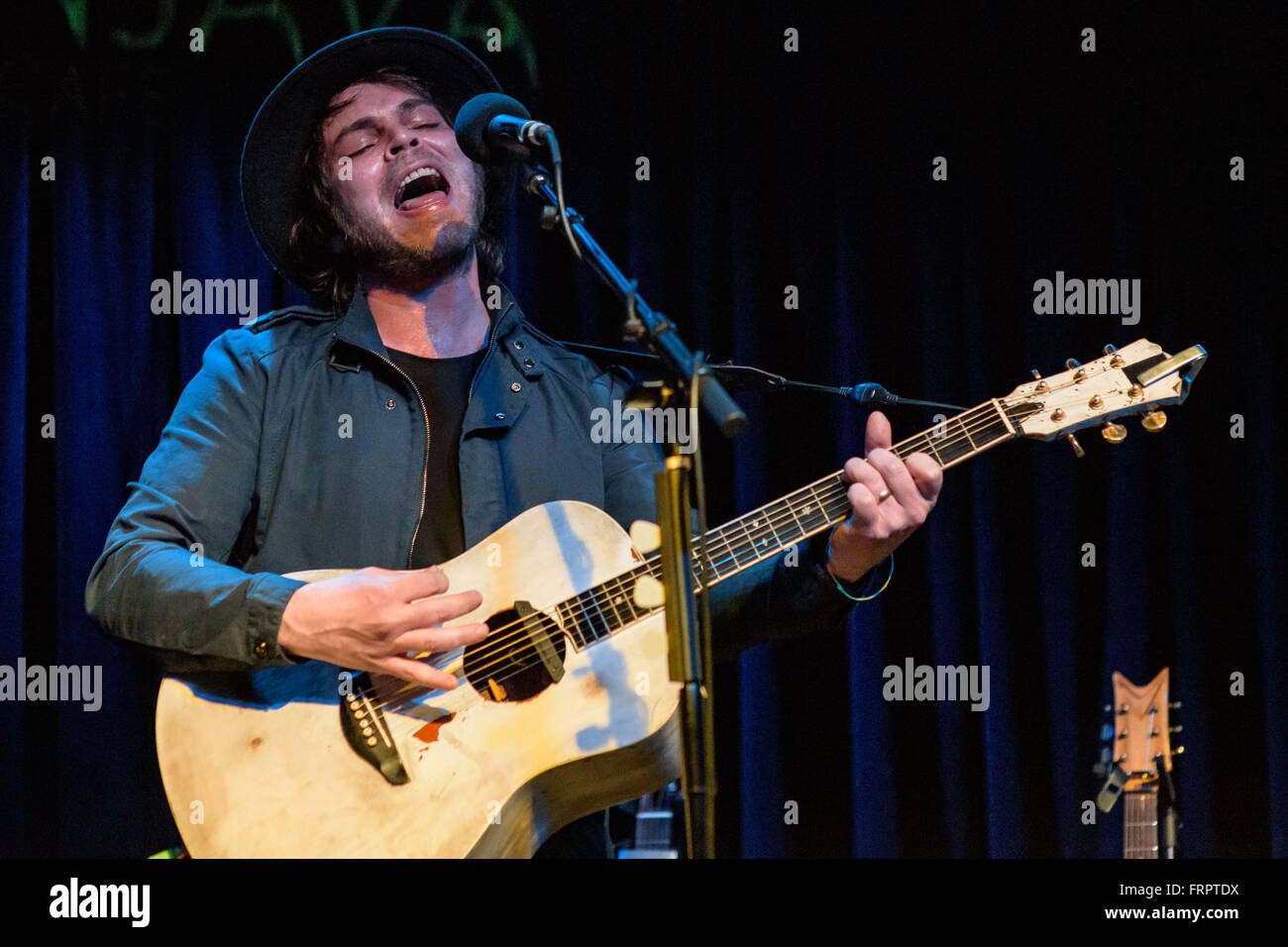 Vienna, Virginia, USA. 22nd Mar, 2016. GAZ COOMBES, the former lead ...