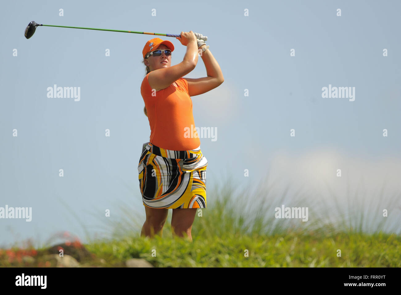 September 21, 2013 - Kissimmee, FL, United States - Marissa Steen during the second round of the Symetra Tour's Volvik Championship on the Plamer Course at Reunion Resort on Sept. 21, 2013 in Kissimmee, Florida. ...ZUMA Press/Scott A. Miller (Credit Image: © Scott A. Miller via ZUMA Wire) Stock Photo
