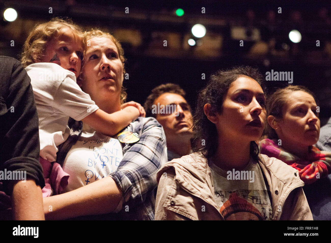 Los Angeles, California, USA. 23rd Mar, 2016. Nearly 2000 people attended the event to hear the one hour and ten minute speech at the Wiltern Theater. March 23, 2016. Los Angeles, Calif. Credit:  Gabriel Romero/ZUMA Wire/Alamy Live News Stock Photo