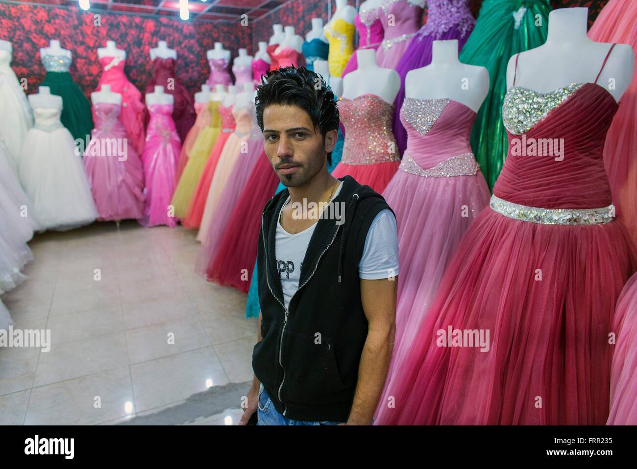 Wedding Dress Shop In Northern Iraq Stock Photo 100695481 Alamy