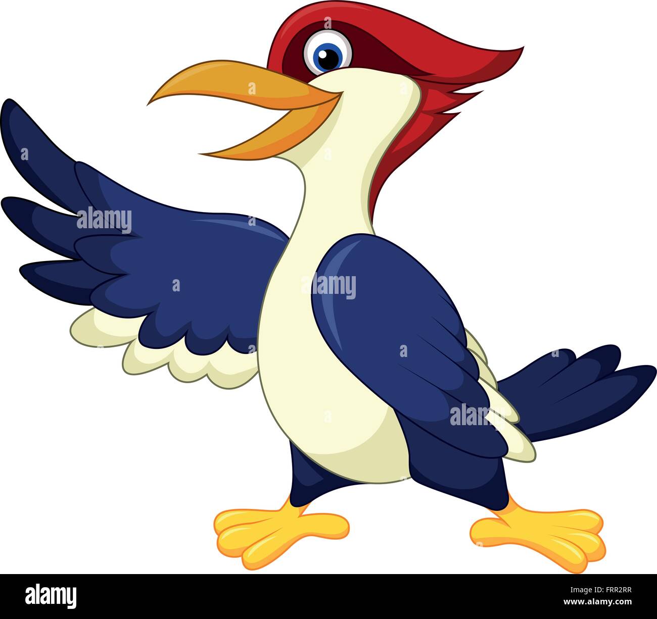Woodpecker bird cartoon waving Stock Vector Image & Art - Alamy Woodpecker bird cartoon waving Stock Vector Image & Art - Alamy