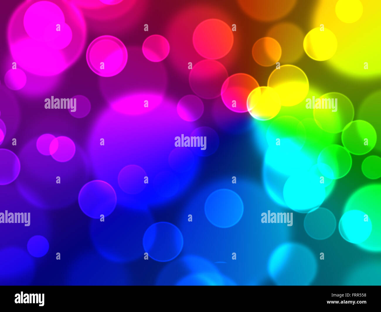 Rainbow bokeh light hi-res stock photography and images - Alamy