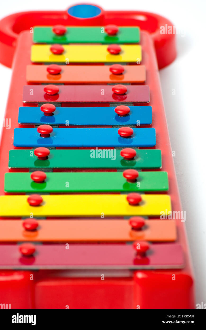 Xylophone metallophone for kids selective focus Stock Photo Alamy