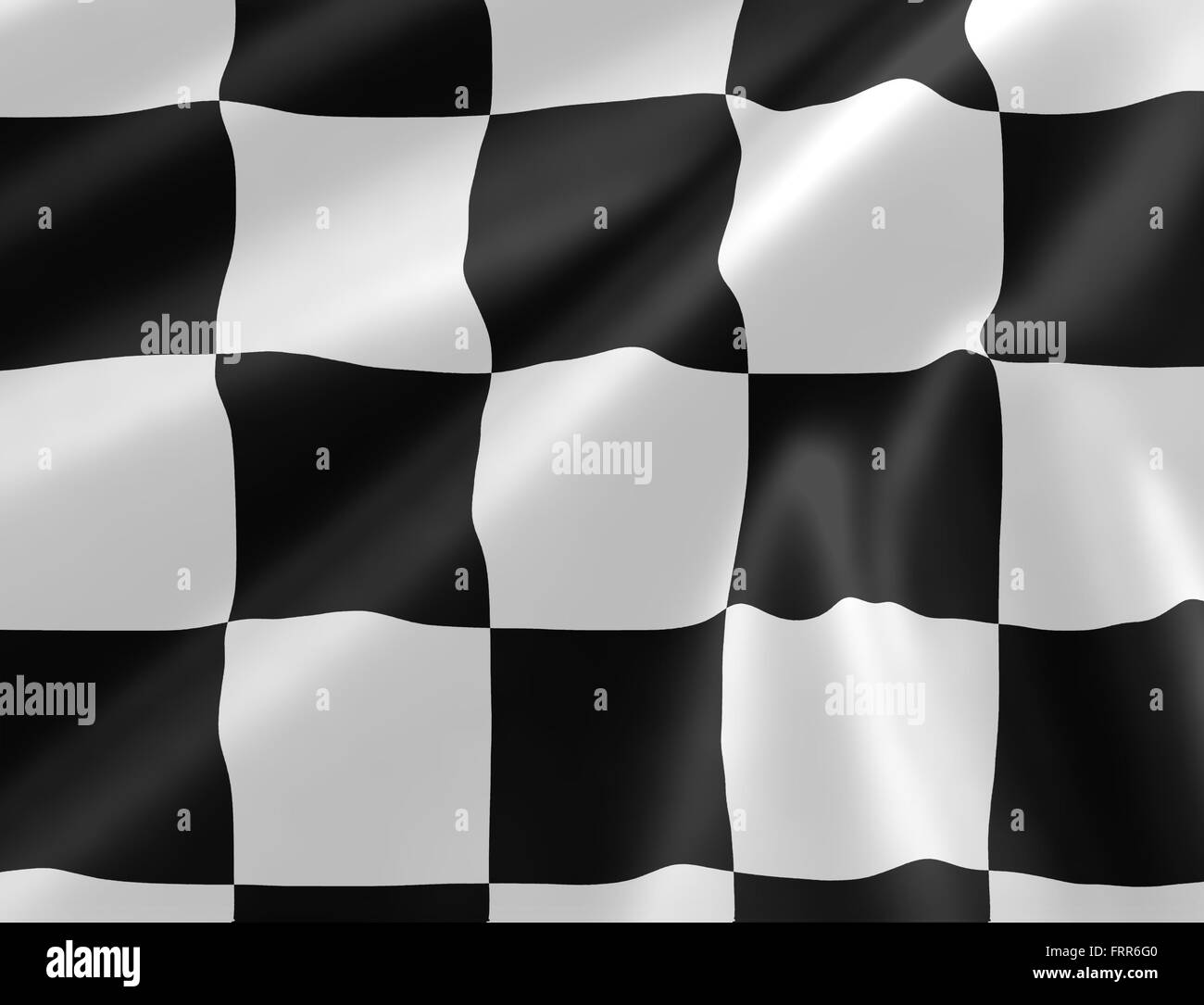 checkered racing flag waves like on the wind Stock Photo - Alamy