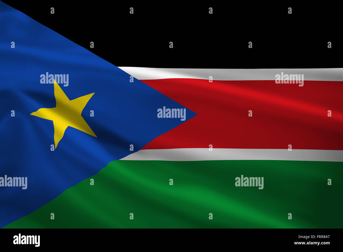 South sudan flag hi-res stock photography and images - Alamy