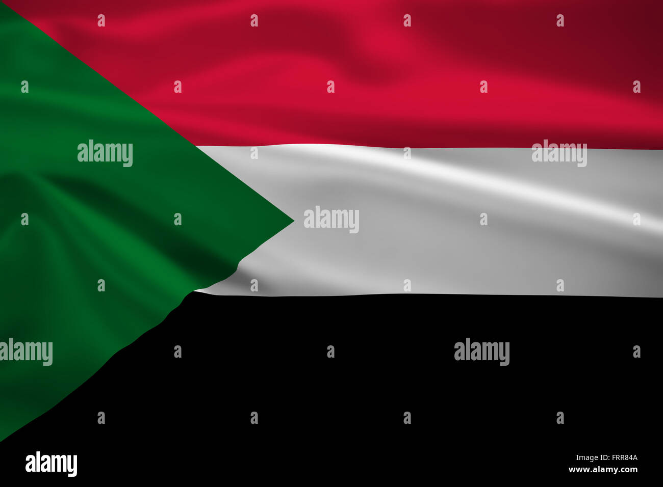 Sudan waving flag hi-res stock photography and images - Alamy