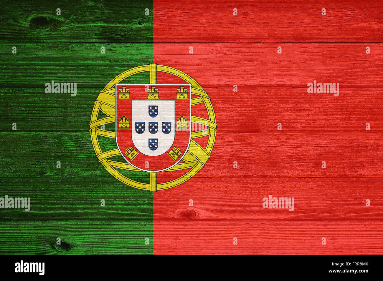 Portugal flag on old vintage hi-res stock photography and images - Alamy