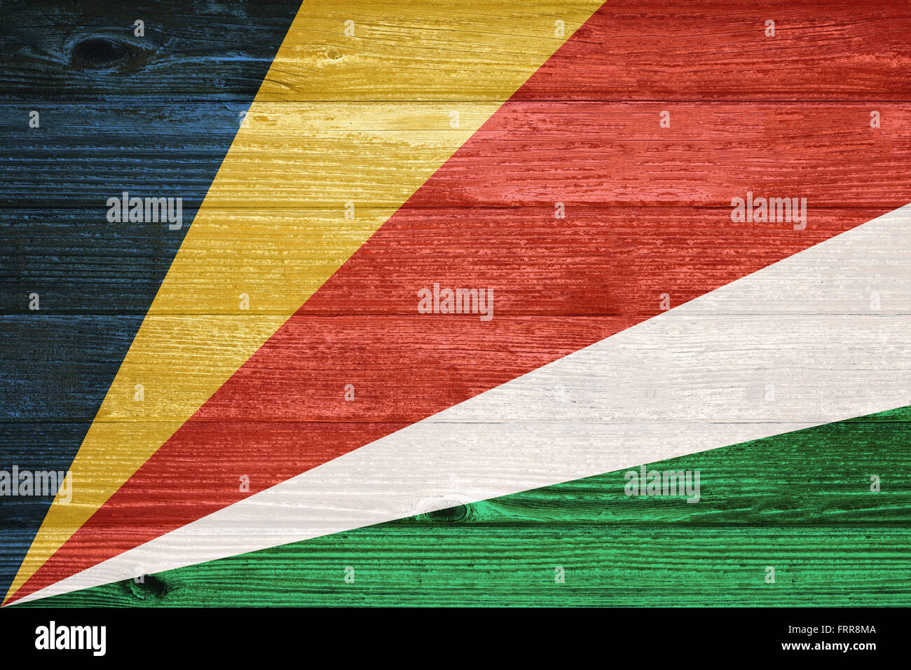 Flag painted on old wood plank background Stock Photo - Alamy