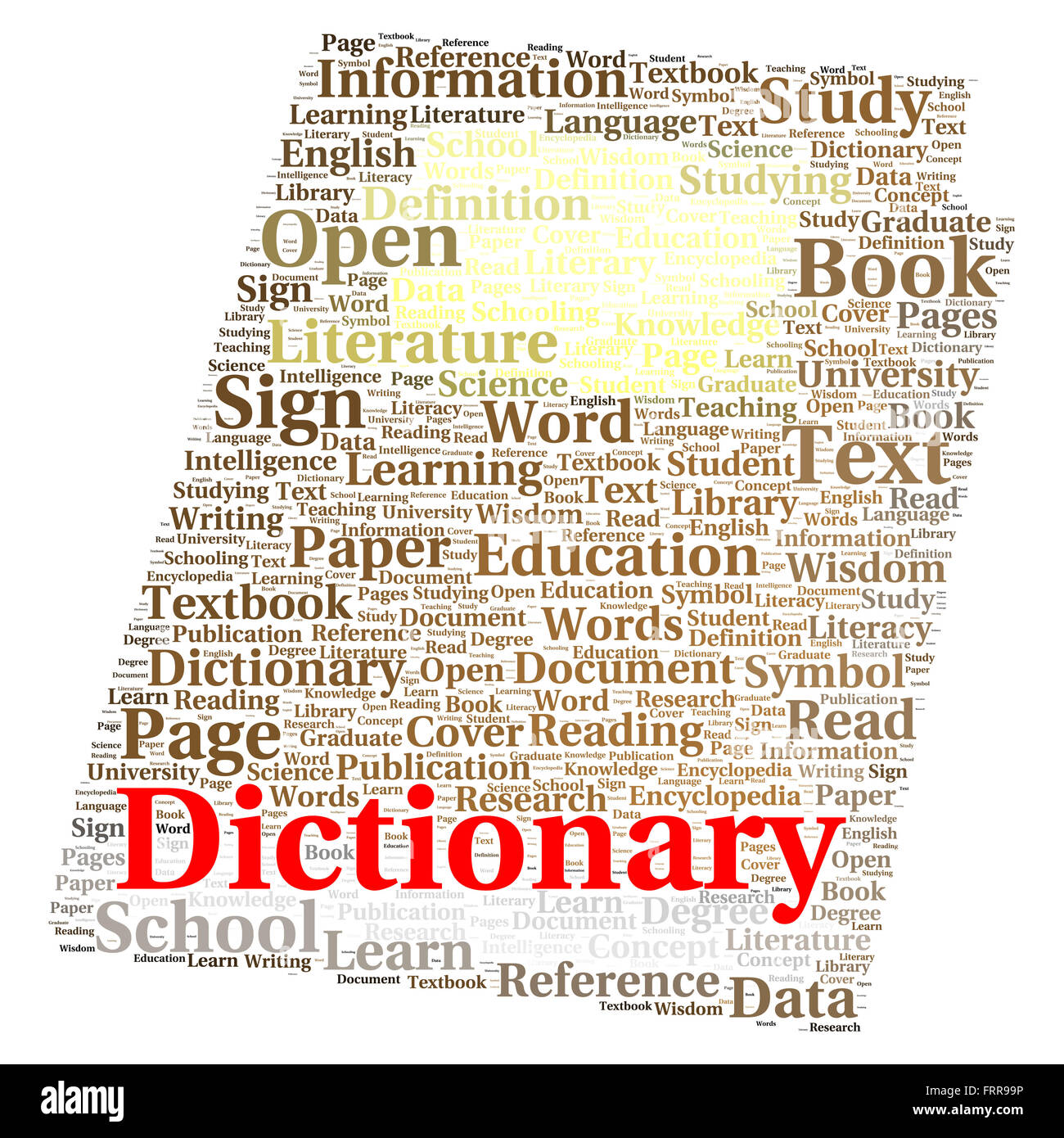 Concept dictionary words hi-res stock photography and images - Alamy