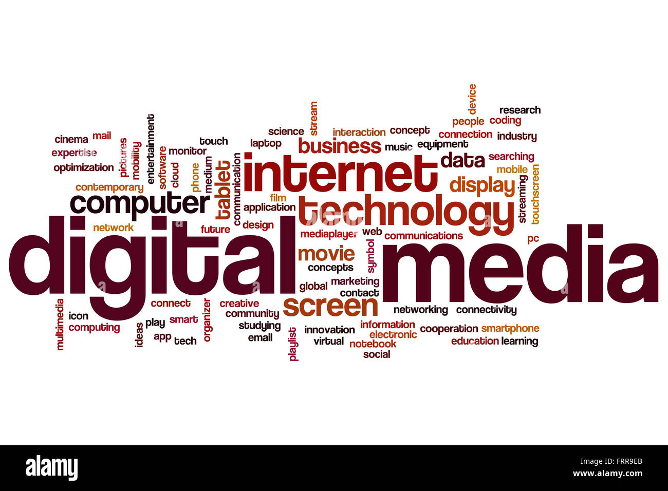 Digital business concept touch Cut Out Stock Images Pictures Alamy