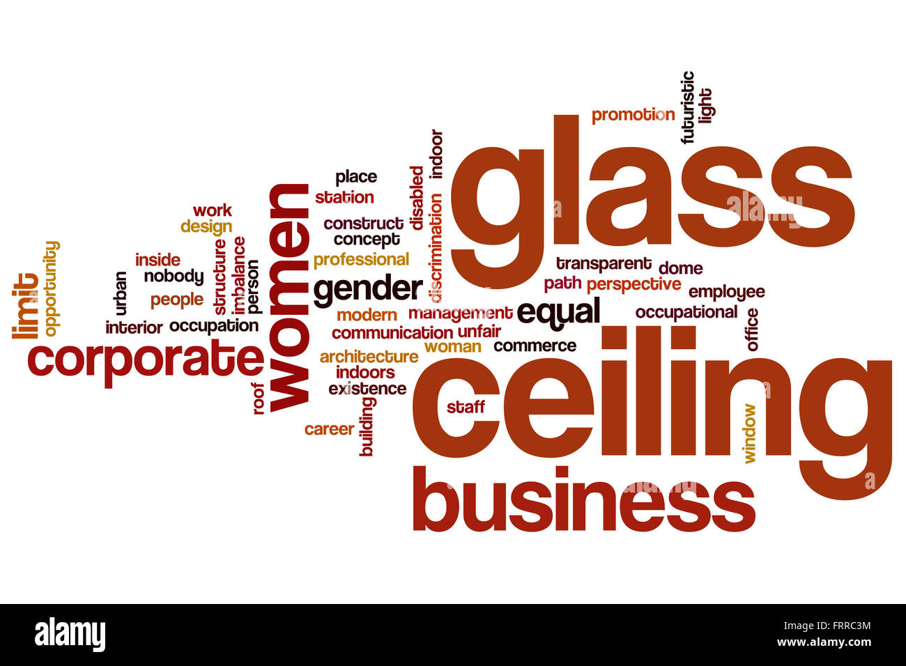 Glass Ceiling Concept Word Cloud Background Stock Photo 100703336