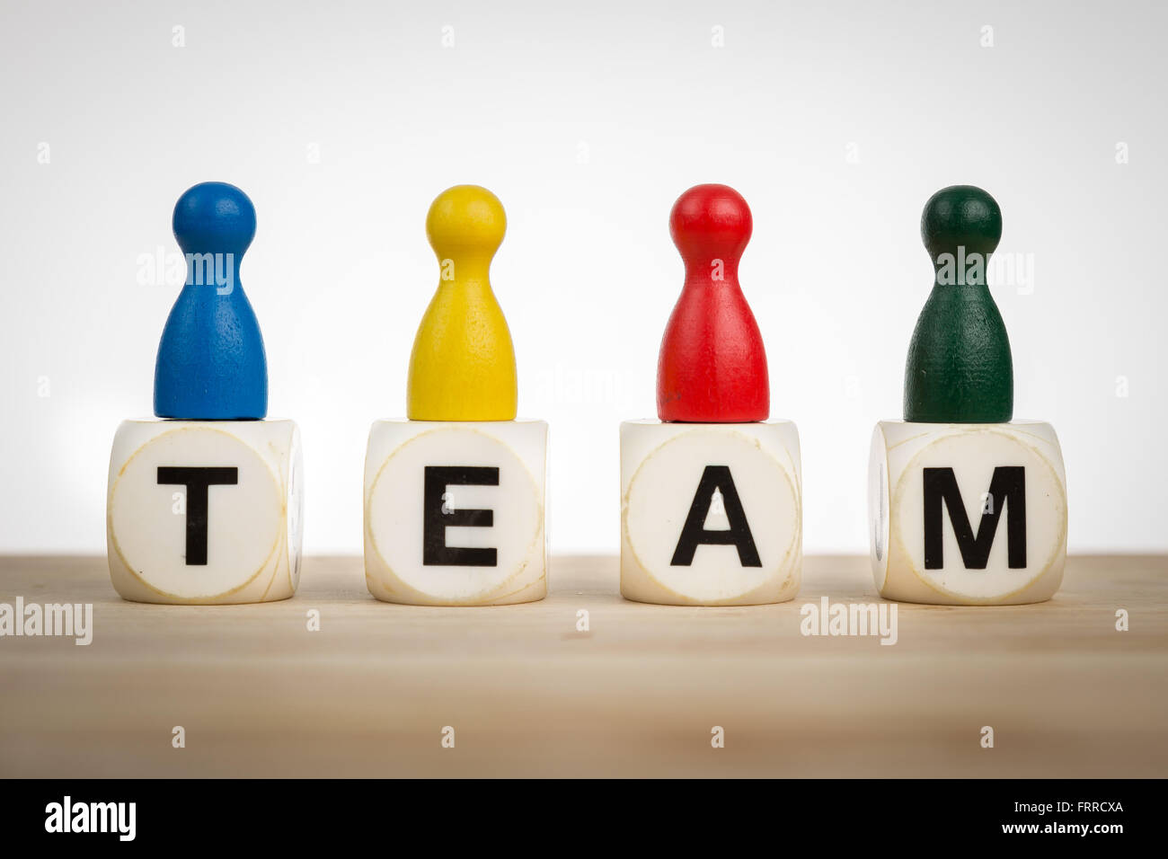 A team comprises a group of people or other animals linked in a common