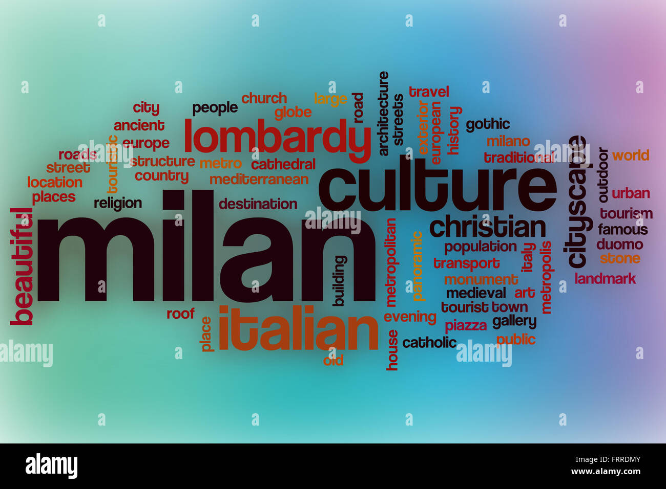 word cloud concept with abstract background Stock Photo - Alamy