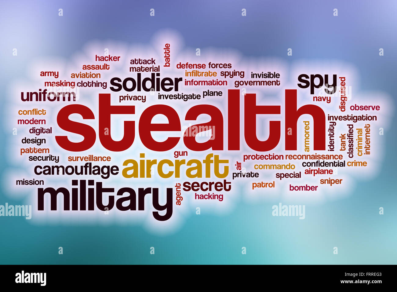 Stealth Language Stealth word cloud concept with abstract background Stock Photo - Alamy