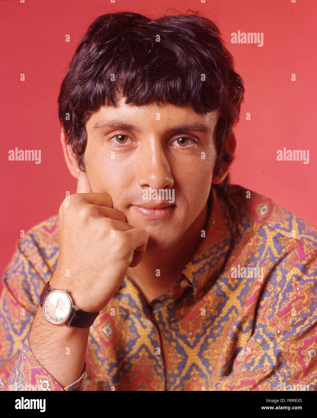 THE SEARCHERS UK pop group member Frank Allen in 1966. Photo Tony Gale Stock Photo