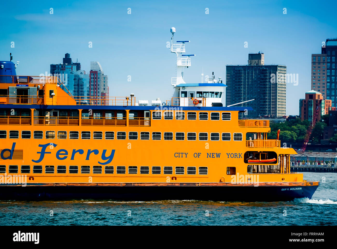 Staten Island Ferry, New York City, USA Stock Photo Alamy