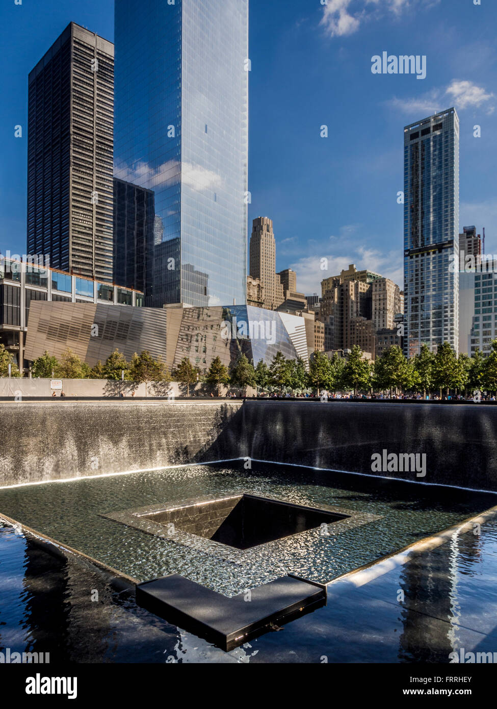 9/11 memorial, New York, USA Stock Photo