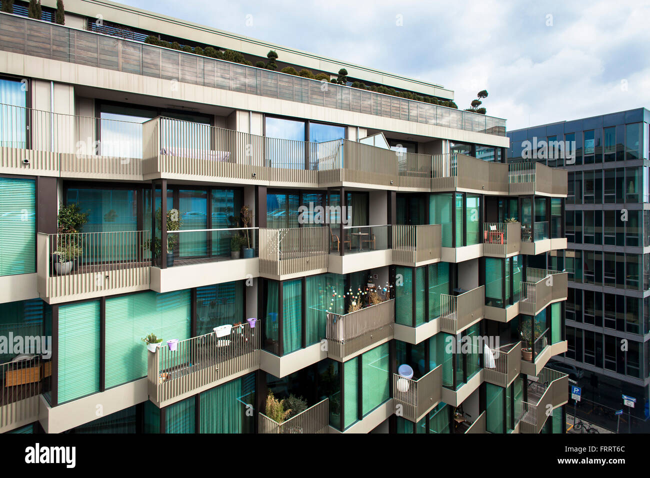 Europe, Germany, North RhineWestphalia, Cologne, the apartment building KStar Residence in the
