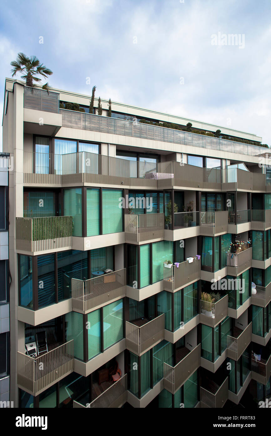 Europe, Germany, North Rhine-Westphalia, Cologne, the apartment building K-Star Residence in the street Servasgasse Stock Photo