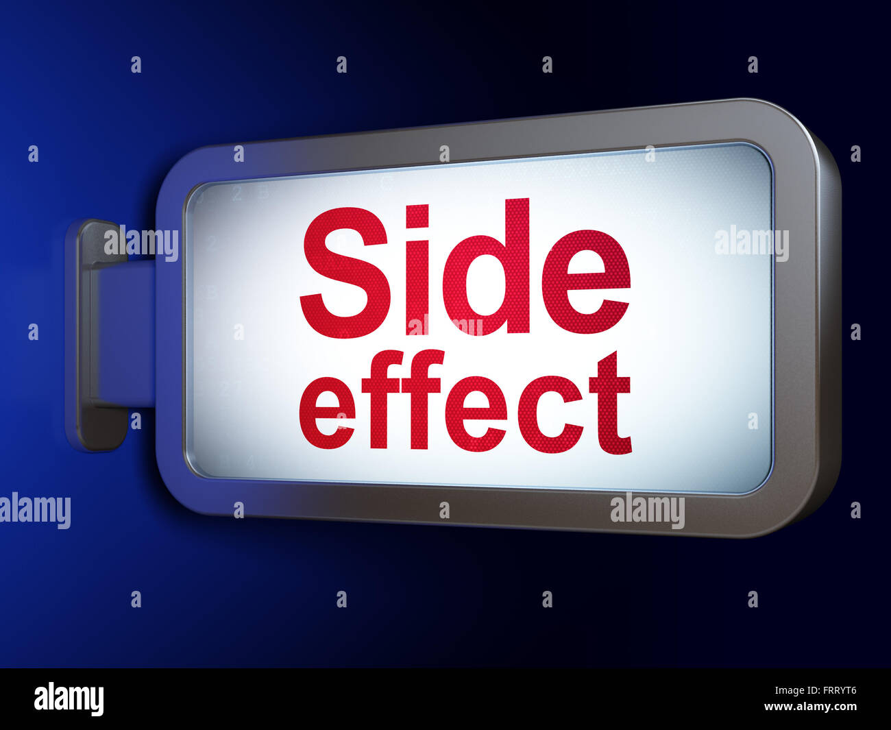Health concept: Side Effect on billboard background Stock Photo - Alamy