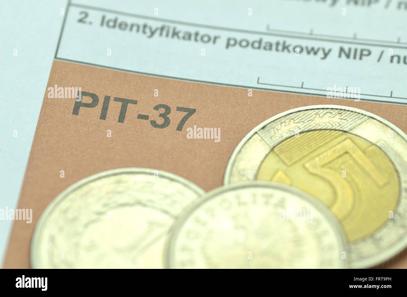 closeup of polish tax forms Stock Photo Alamy
