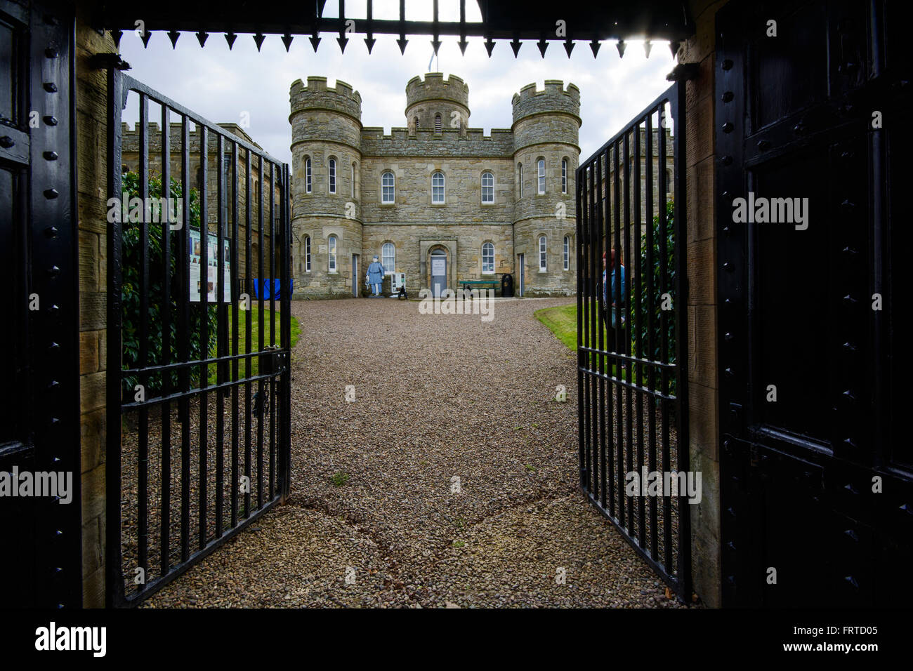 Jedburgh Castle and Jail Stock Photo