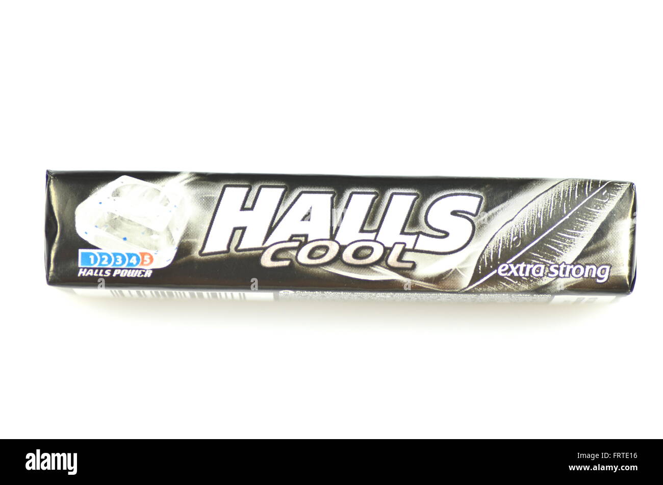 Halls cough drops isolated on white background Stock Photo Alamy