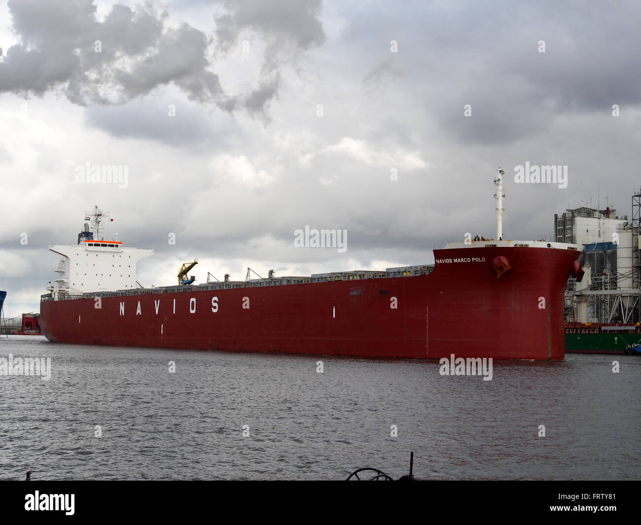 Navios Marco Polo, IMO 9454280, Vlothaven, Port of Amsterdam pic3 Stock Photo