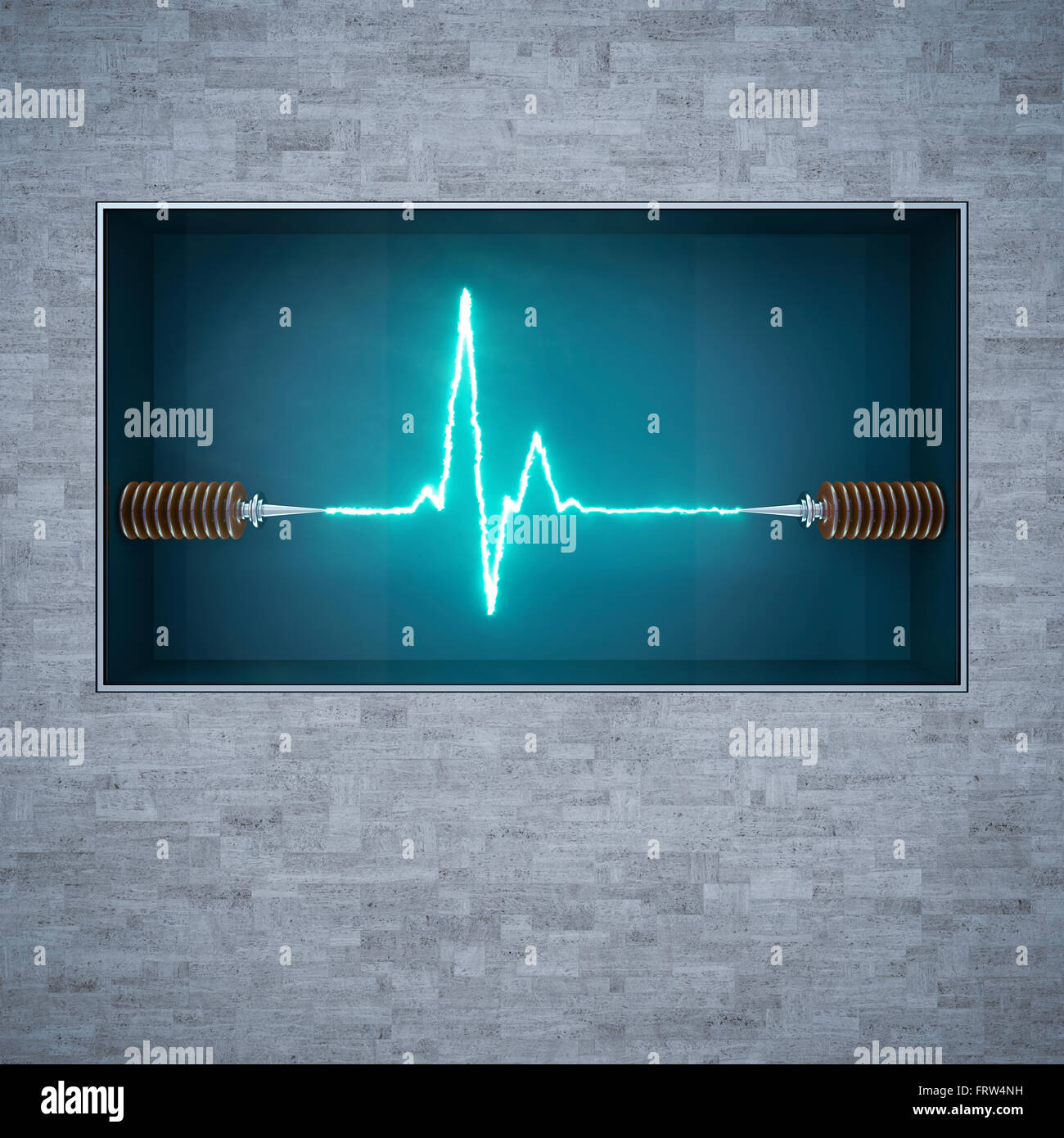 Energy, electricity, current flow, 3D Rendering Stock Photo - Alamy