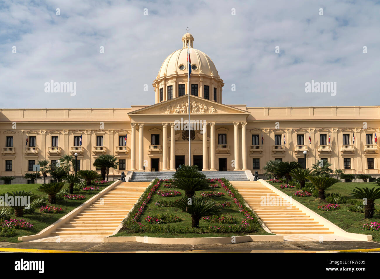Dominican Republic, Santo Domingo, National Palace Stock Photo Alamy