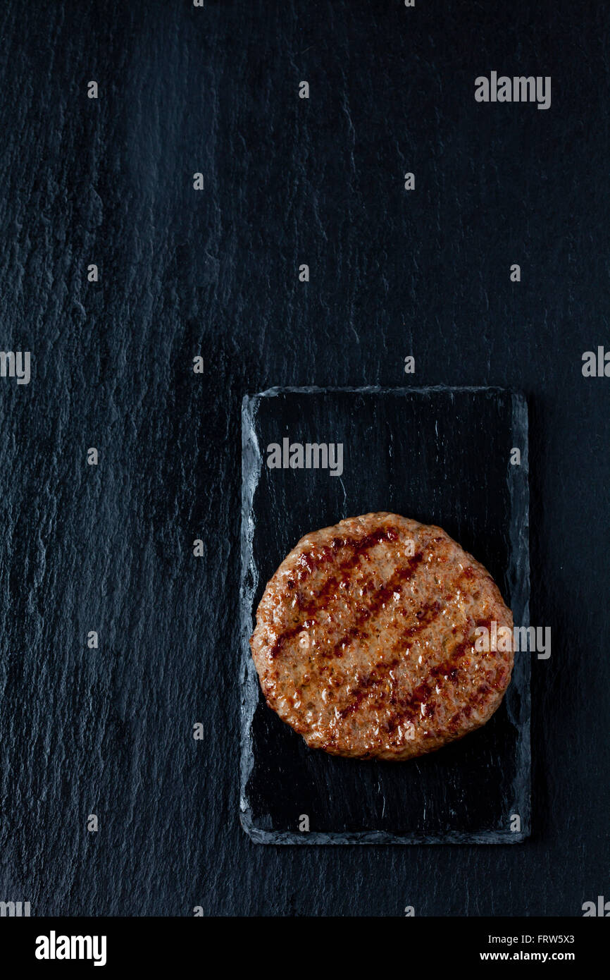 Fried beef patty Stock Photo Alamy