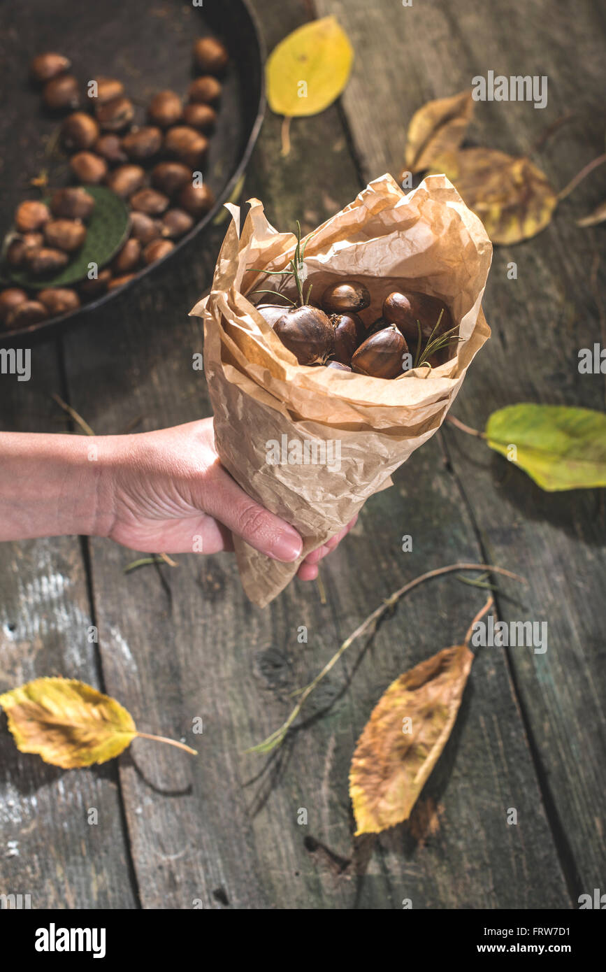 Hand in sweet bag hi-res stock photography and images - Alamy