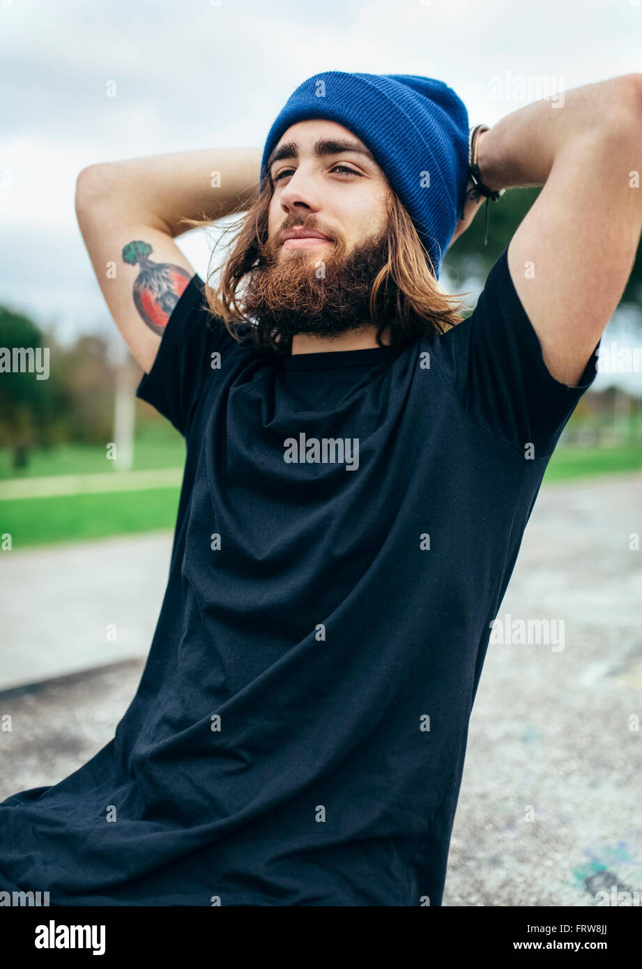 Full body tattoo young man hi-res stock photography and images - Alamy