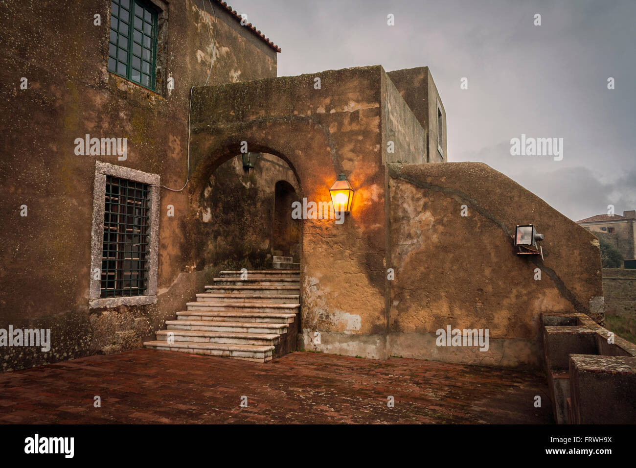 Palmela Castle Stock Photo