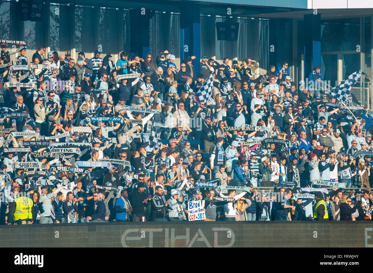 The Cauldron, Sporting Kansas City Fan club Stock Photo Alamy